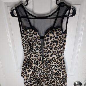 Leopard Print Jumpsuit